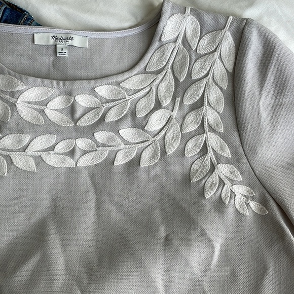 Madewell Floral Embroidery Blouse S - Picture 4 of 7